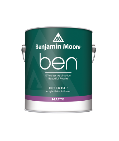 Benjamin Moore ben matte Interior Paint available at Creative Paint in San Francisco, South Bay & East Bay.
