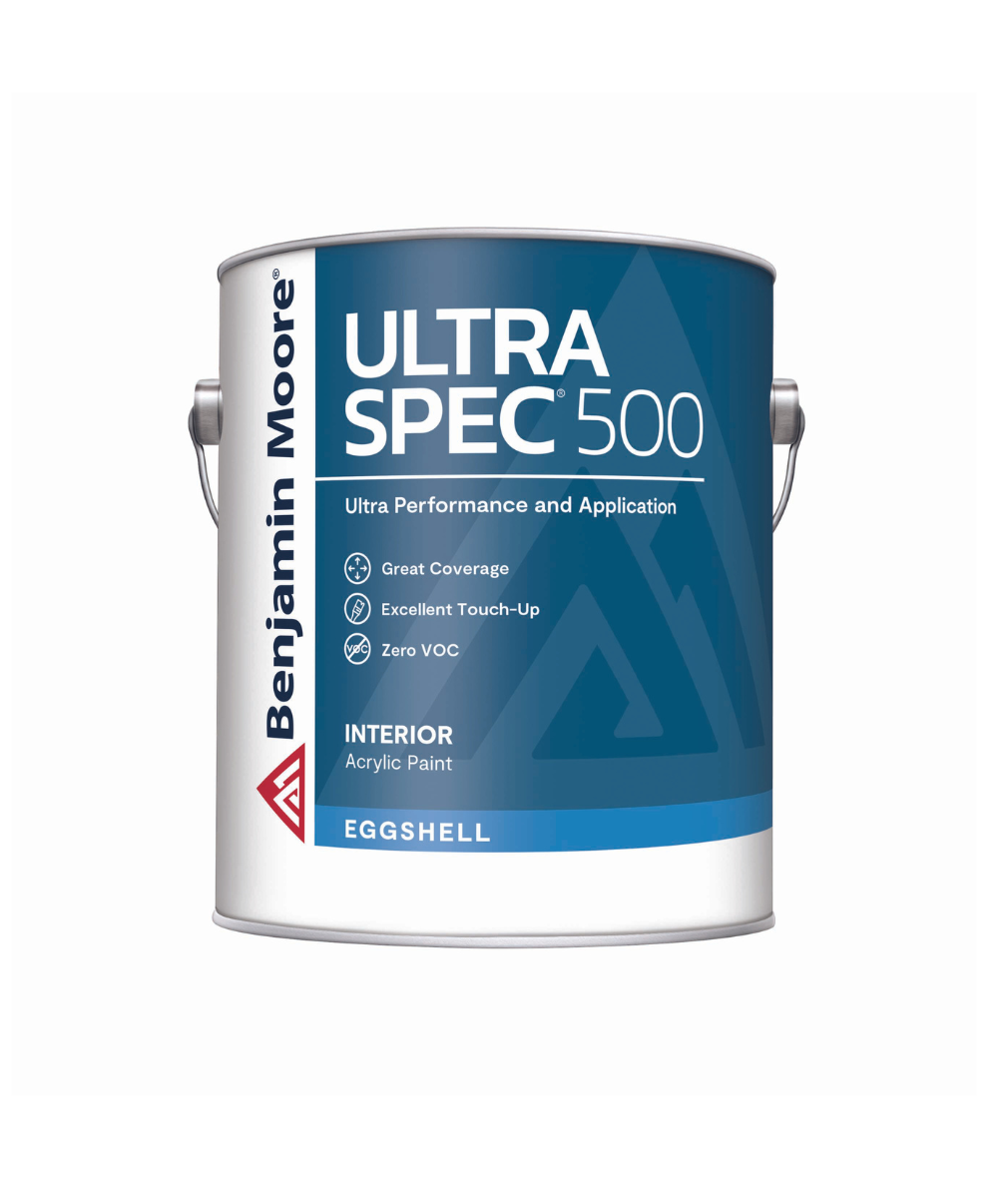 Benjamin Moore ultra spec 500 interior paint in eggshell, available at Creative Paint in San Francisco, South Bay & East Bay.