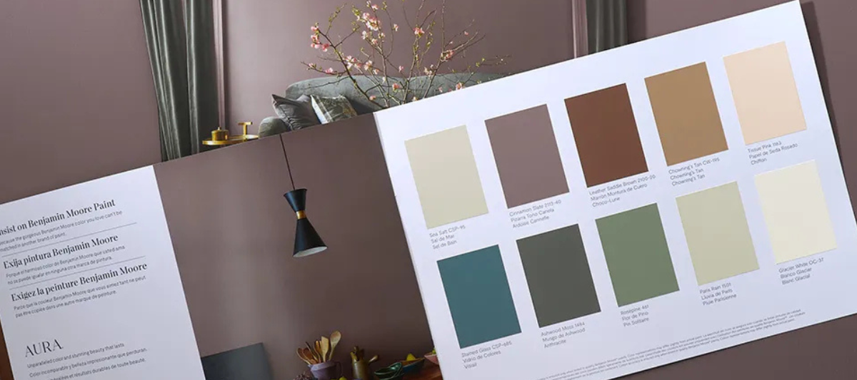 Cinnamon Slate is Benjamin Moore's Color of the Year available at Creative Paint in the San Francisco Bay Area.