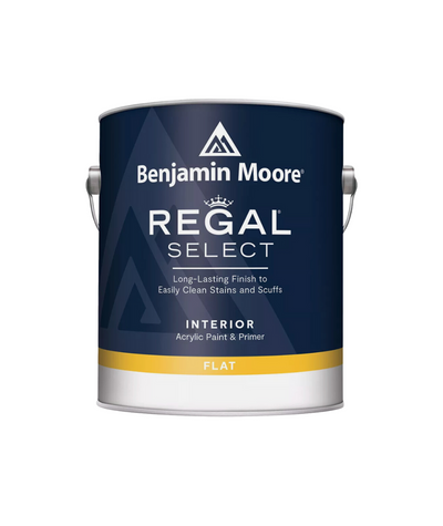 Benjamin Moore Regal Select Flat Paint available at Creative Paint in San Francisco, South Bay & East Bay.