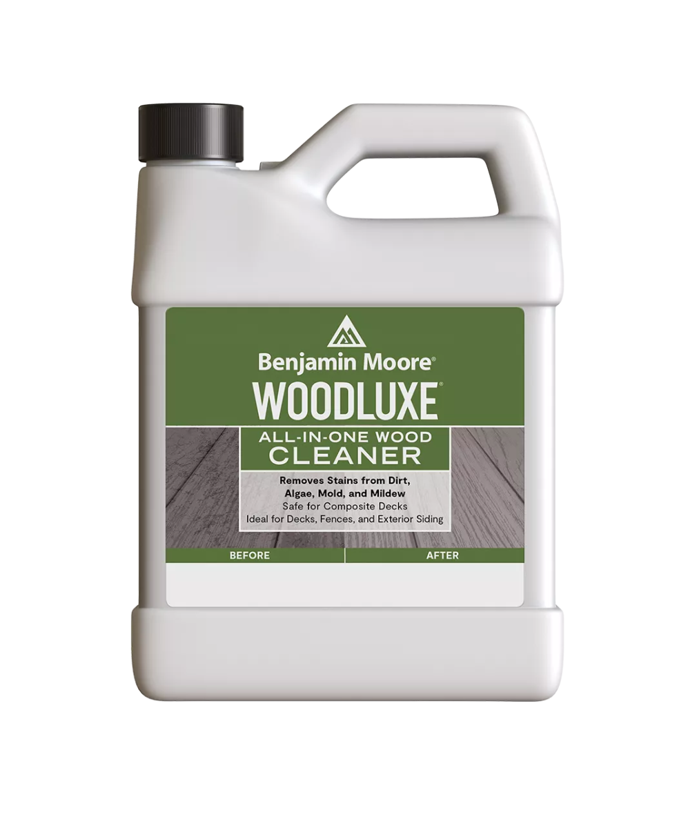 Benjamin Moore Woodluxe Wood Cleaner Gallon available at Creative Paint in the San Francisco Bay Area.