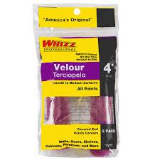 Whizz 4" 2 pack of velour paint rollers, available at Creative Paint in San Francisco, South Bay & East Bay.