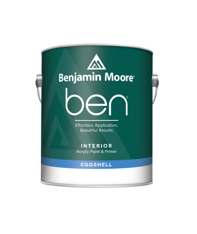 Benjamin Moore ben eggshell Interior Paint available at Creative Paint in San Francisco, South Bay & East Bay.