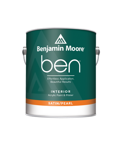 Benjamin Moore ben satin/pearl Interior Paint available at Creative Paint in San Francisco, South Bay & East Bay.