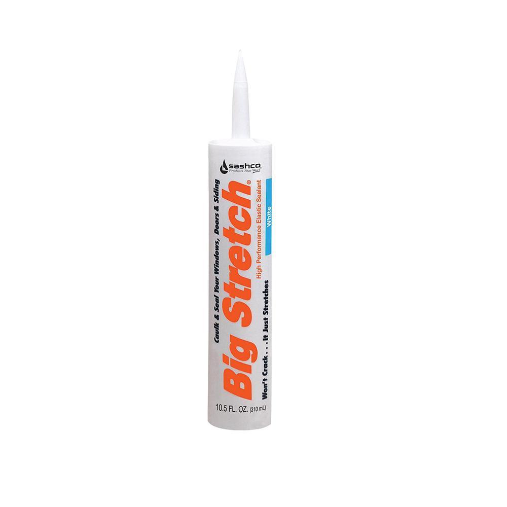Big stretch caulk, available at Creative Paint in San Francisco.